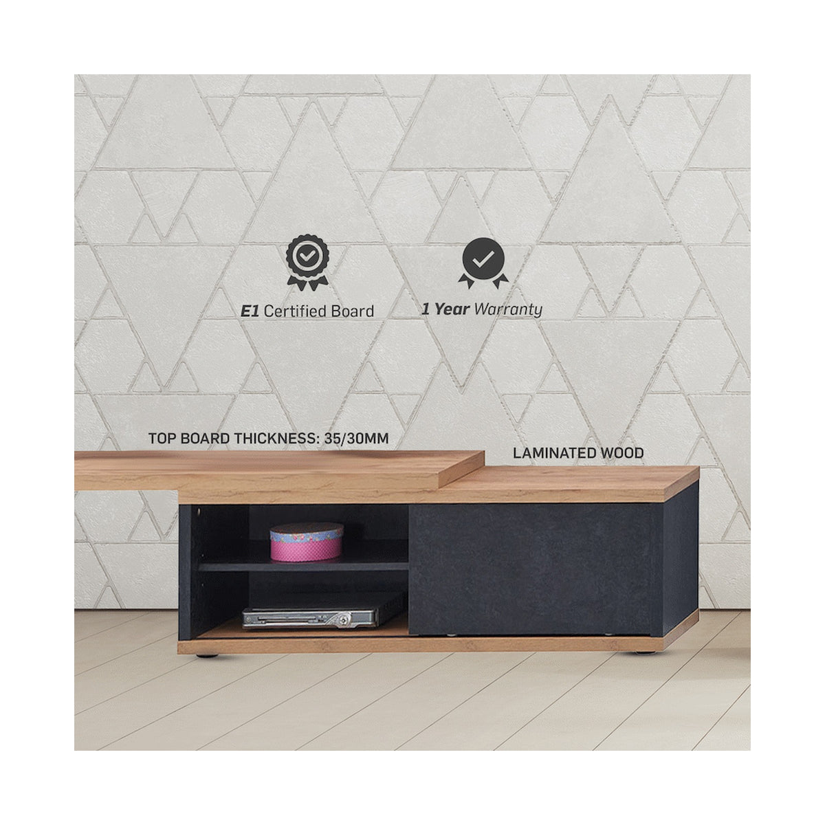 Everfurn Extendable TV Stand