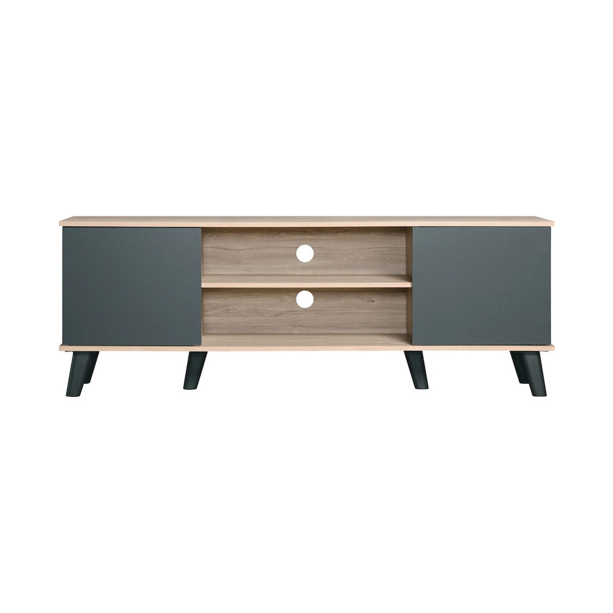 Everfurn Laurel TV Stand 1600w, Two Cupboards