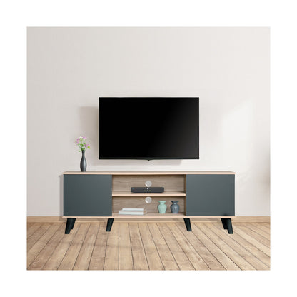 Everfurn Laurel TV Stand 1600w, Two Cupboards