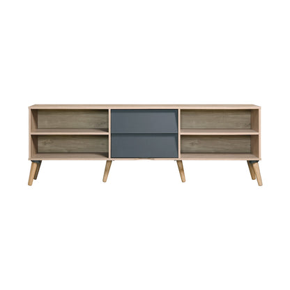 Everfurn Everest Tall TV Stand - 2 Drawers