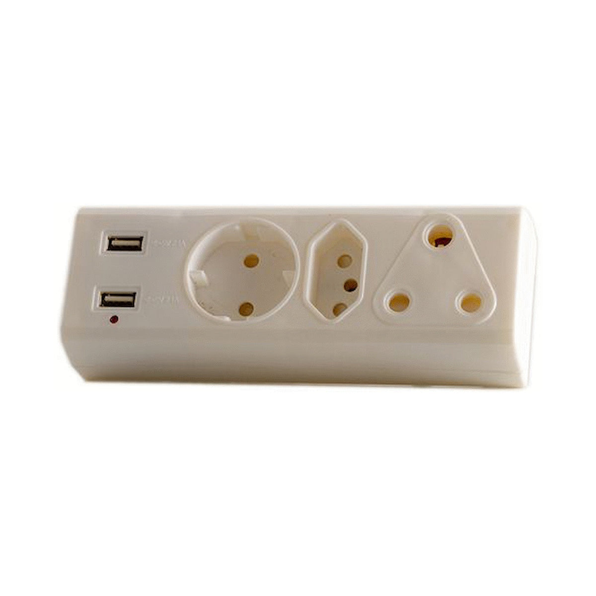 Ellies 3-Way Adaptor with Dual USBs
