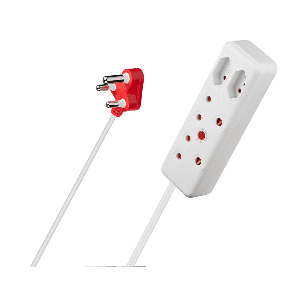 Ellies 4 Way Surge Extension Lead -10M - WT