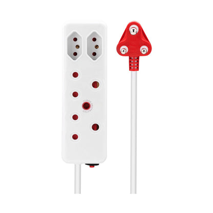 Ellies 4 Way Surge Extension Lead -3M - WT
