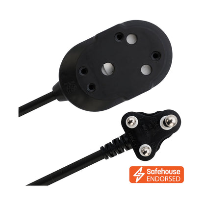 Ellies Back to Back Heavy Duty Extension Lead-10M