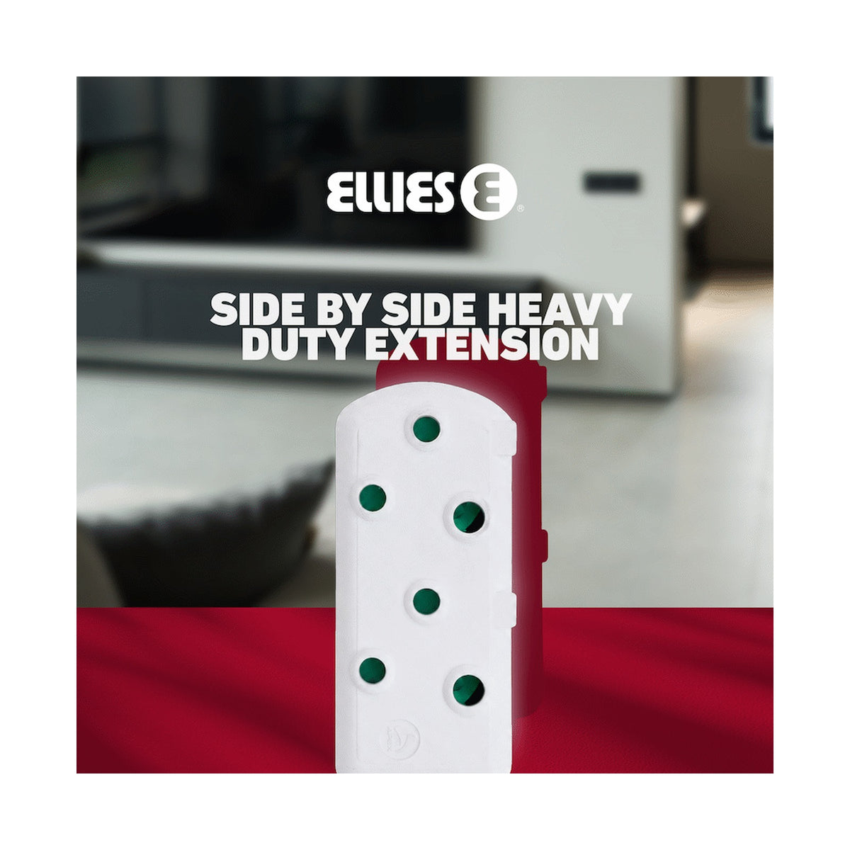 Ellies Side-by-Side Heavy-Duty Extension Lead - 10m