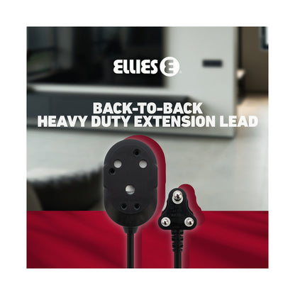 Ellies Back-to-Back Heavy-Duty Extension Lead - 20m