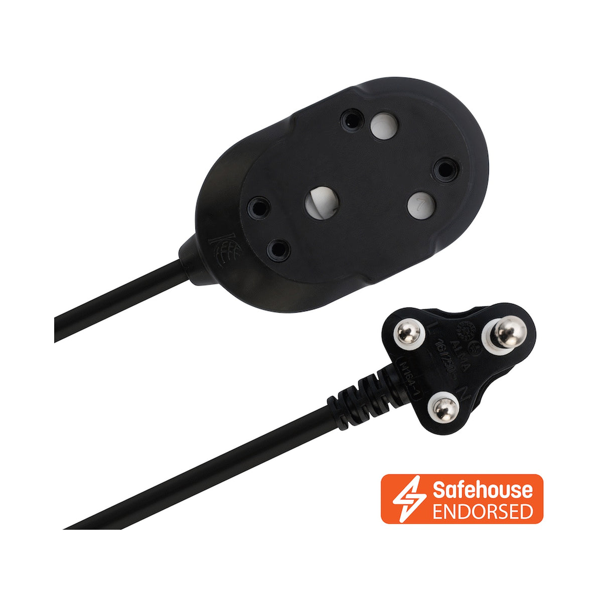 Ellies Back to Back Heavy Duty Extension Lead - 3m