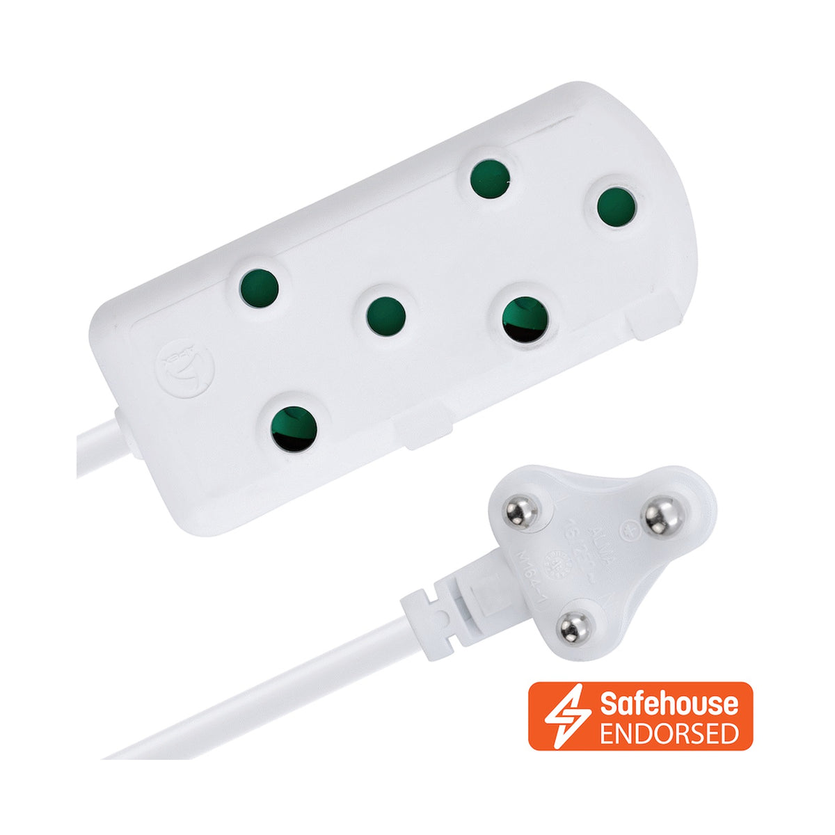 Ellies Side-by-Side Heavy-Duty Extension Lead - 5m
