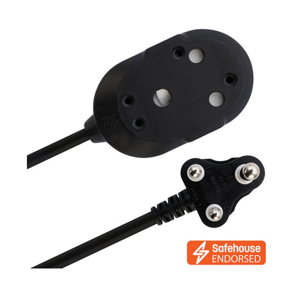 Ellies Back-to-Back Light-Duty Extension Lead - 10m