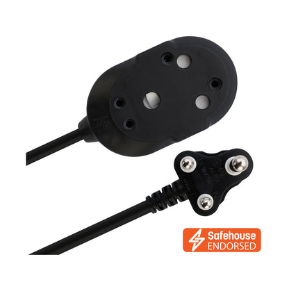 Ellies Back-to-Back Light-Duty Extension Lead - 3m