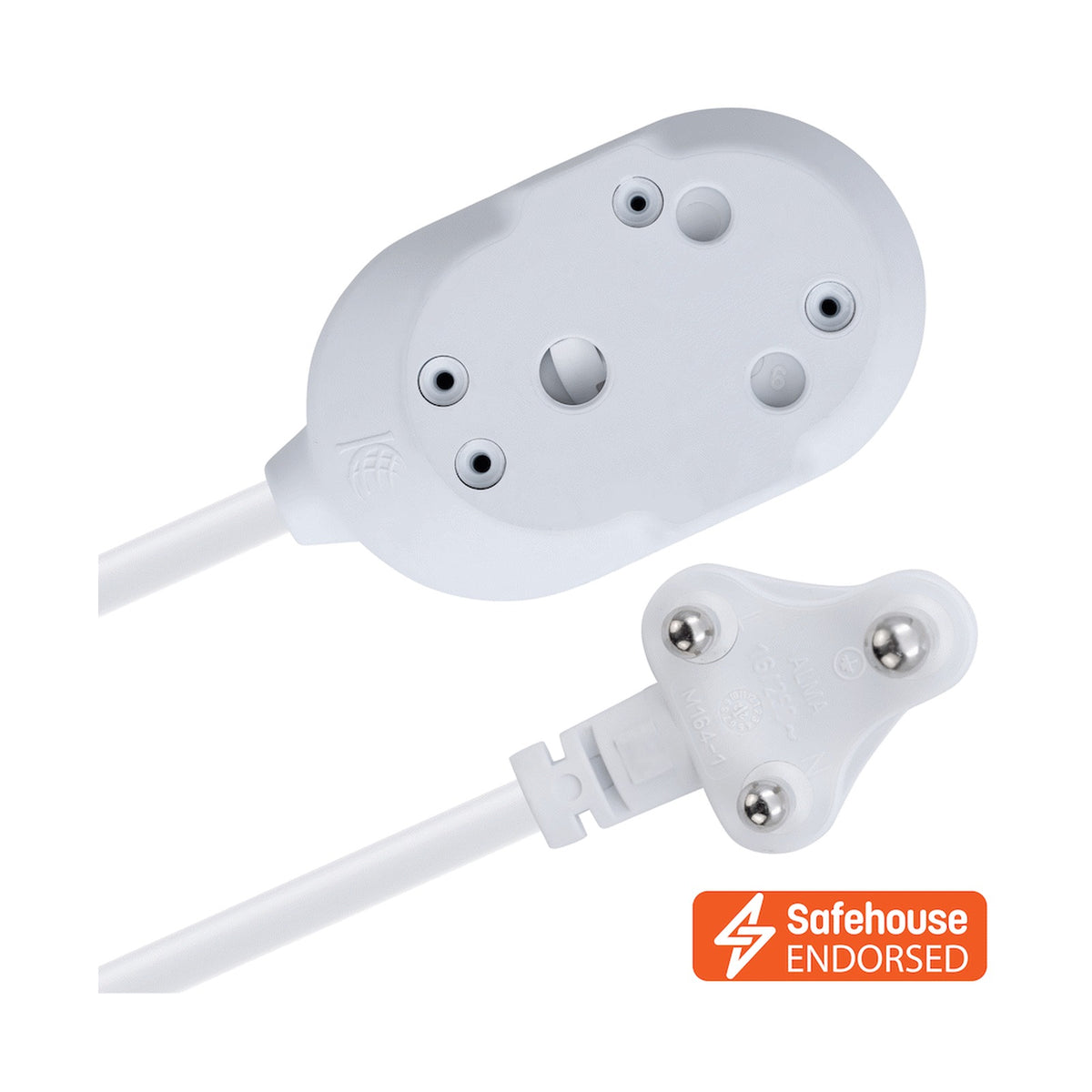 Ellies Back-to-Back Light-Duty Extension Lead - 3m