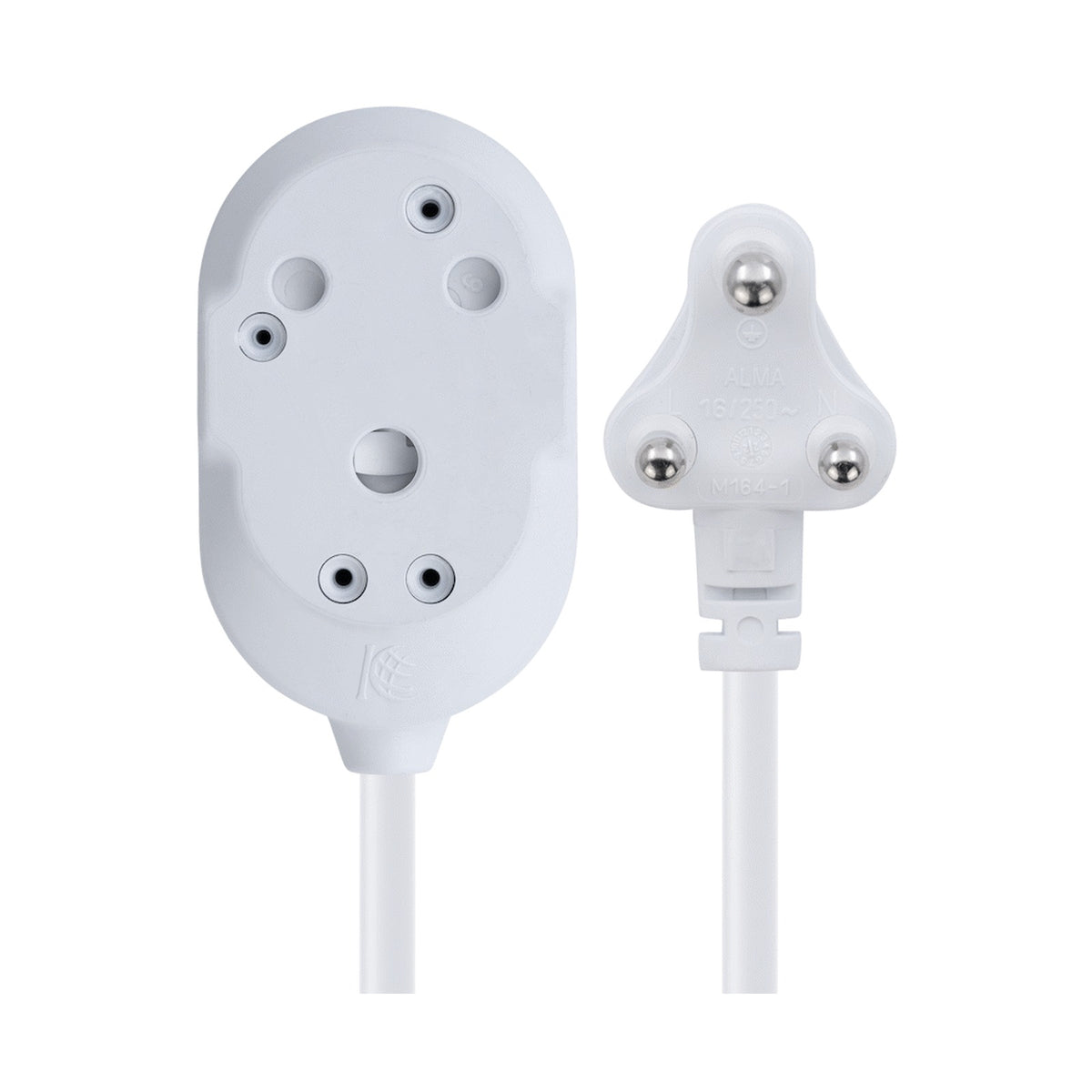 Ellies Back-to-Back Light-Duty Extension Lead - 3m
