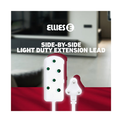 Ellies Side-by-Side Light Duty Extension Lead - 5m