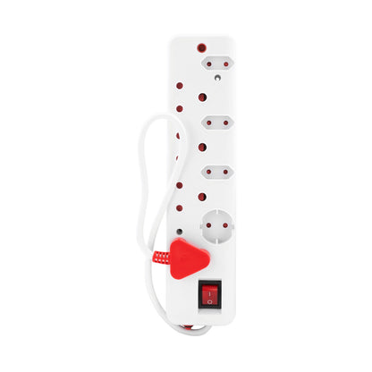 Ellies 8-Way Surge Multiplug 0.5m - WT