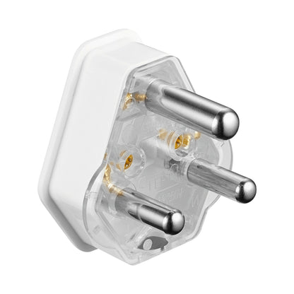Ellies 16a Screw-on Plug Top - White