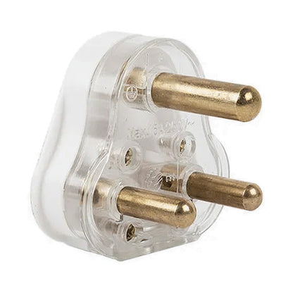 Ellies 16a Screw-on Plug Top - White