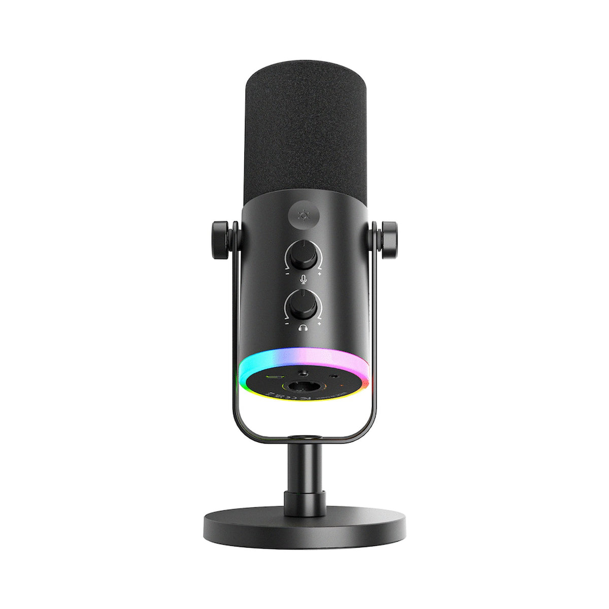 Fifine AM8 NEO RGB Dual Port Microphone with Stand