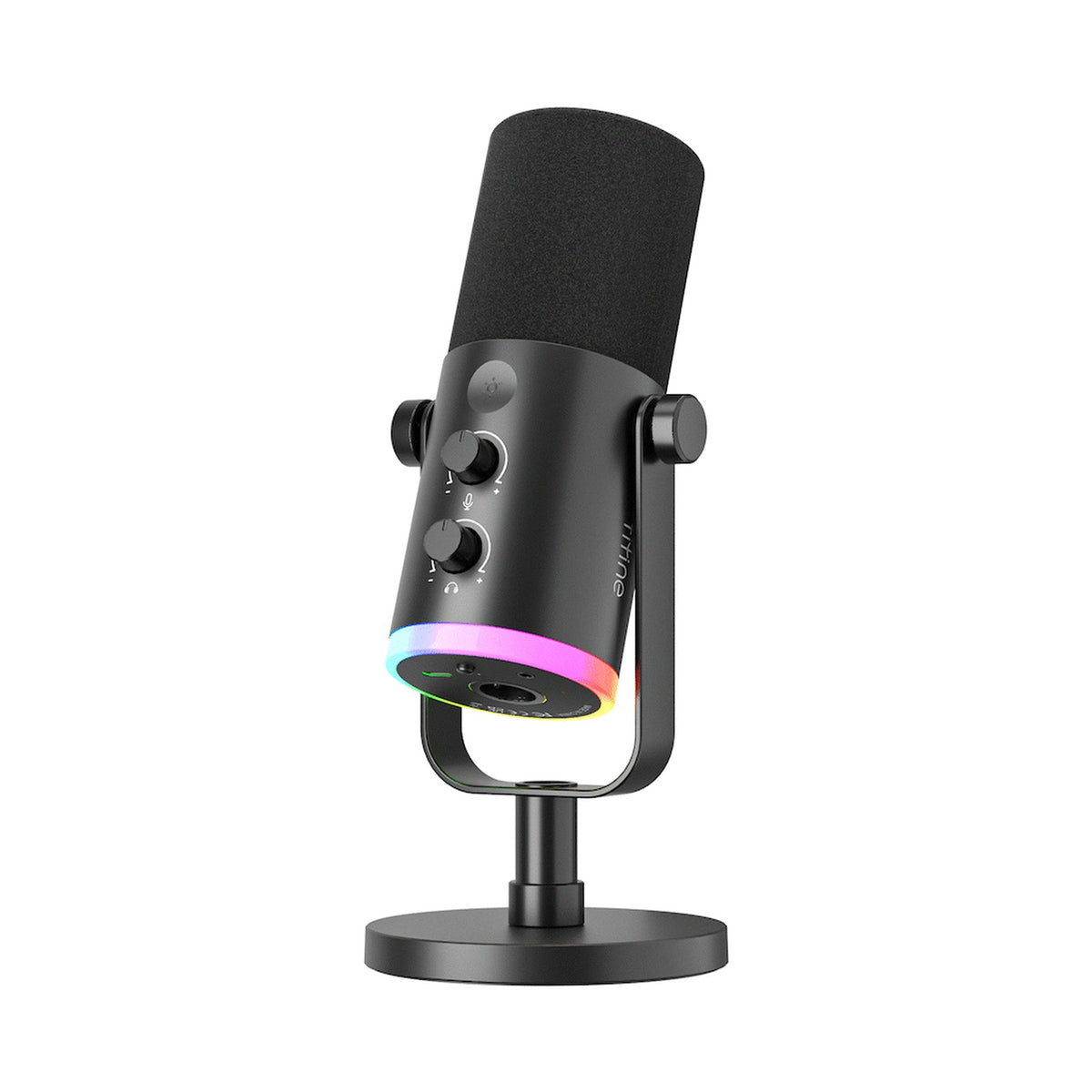 Fifine AM8 NEO RGB Dual Port Microphone with Stand