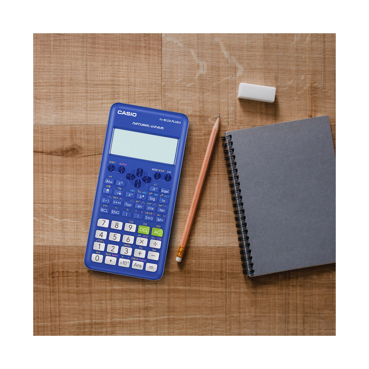 Casio FX-82 ZA Plus II Calculator - Blue