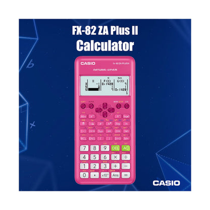 Casio FX-82 ZA Plus II Calculator - Pink