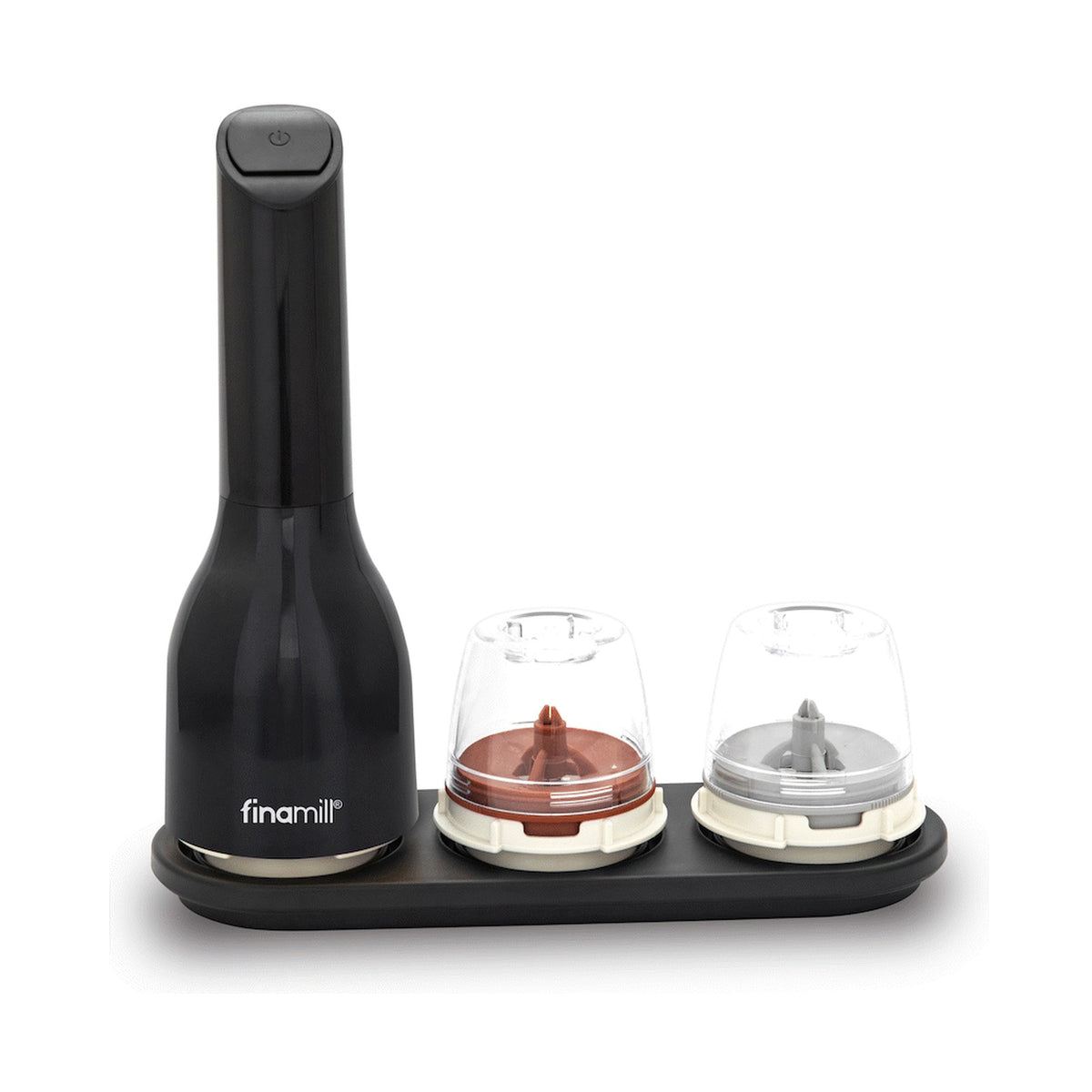 Finamill Battery-Operated Grinder - Midnight Black