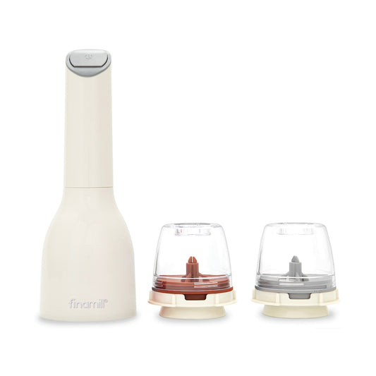 Finamill Battery-Operated Grinder - Soft Cream