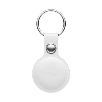 MiTag Apple-Compatible Tag with Leather Keychain Accessory - 1 Pack