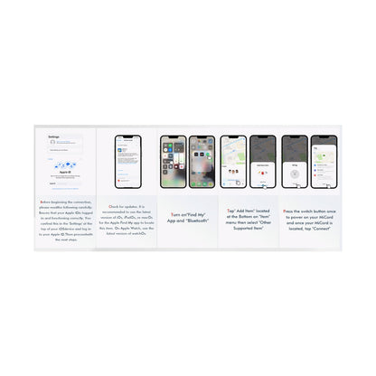 MiTag Apple-Compatible Tag with Leather Keychain Accessory - 1 Pack