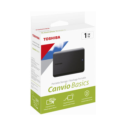 Toshiba Canvio Basics 1tb 2.5" USB 3.2 - Black