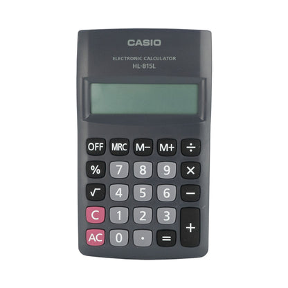 Casio HL 815 Pocket Calculator - Black