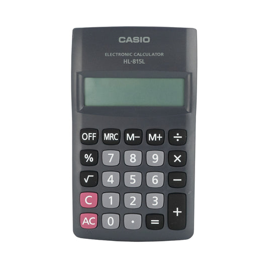 Casio HL 815 Pocket Calculator - Black