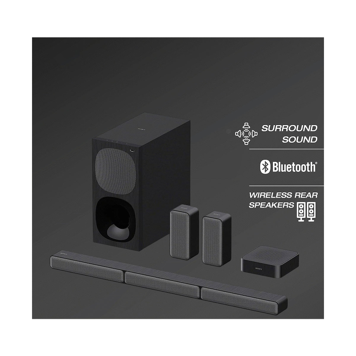Sony HT-S40R 600w 5.1ch Soundbar with Wireless Rear Speakers