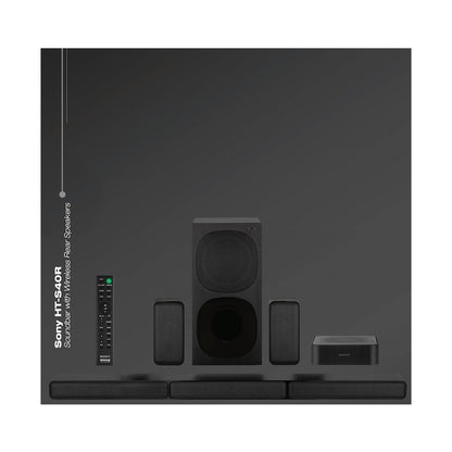Sony HT-S40R 600w 5.1ch Soundbar with Wireless Rear Speakers