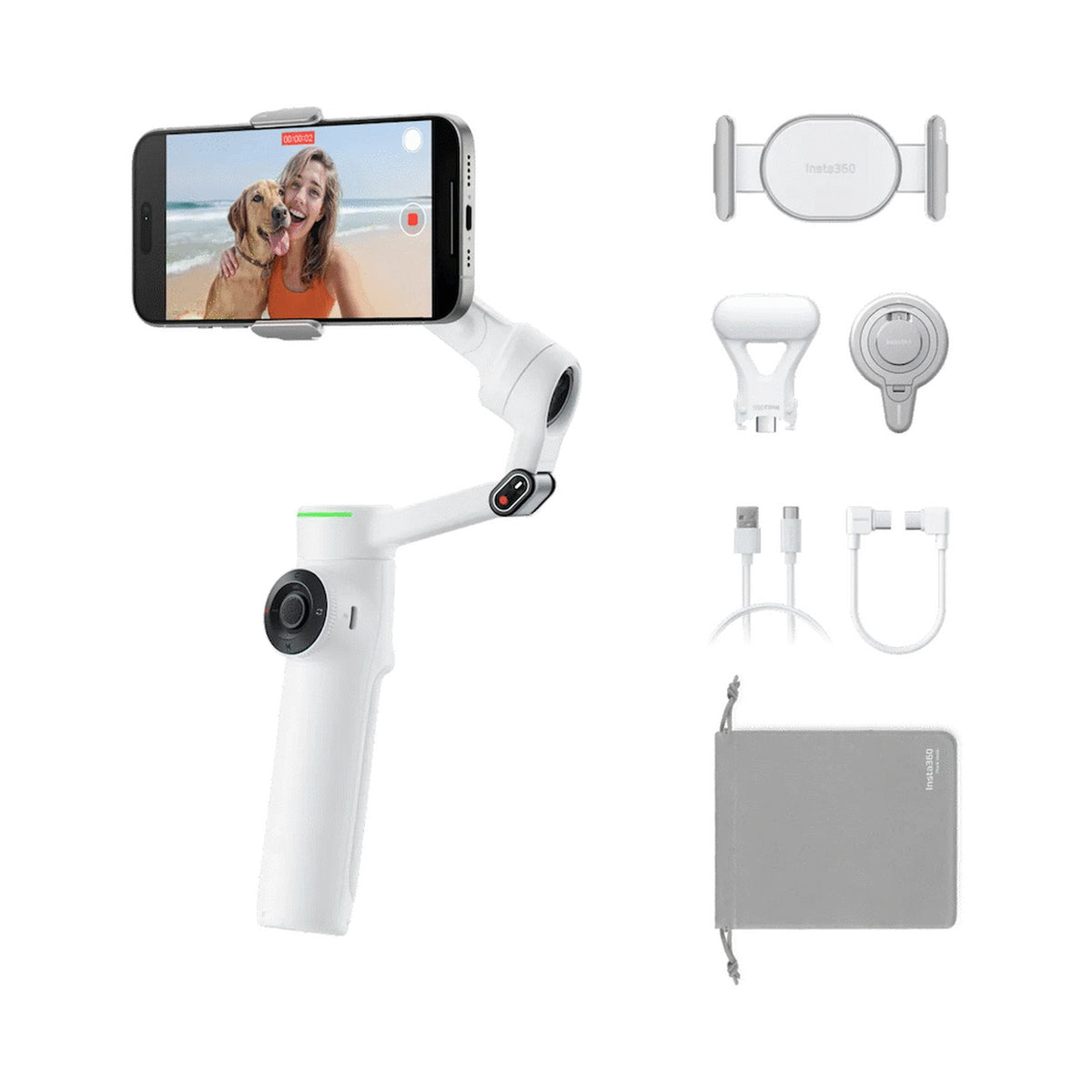 Insta360 Flow 2 Pro Creator Kit - Summit White