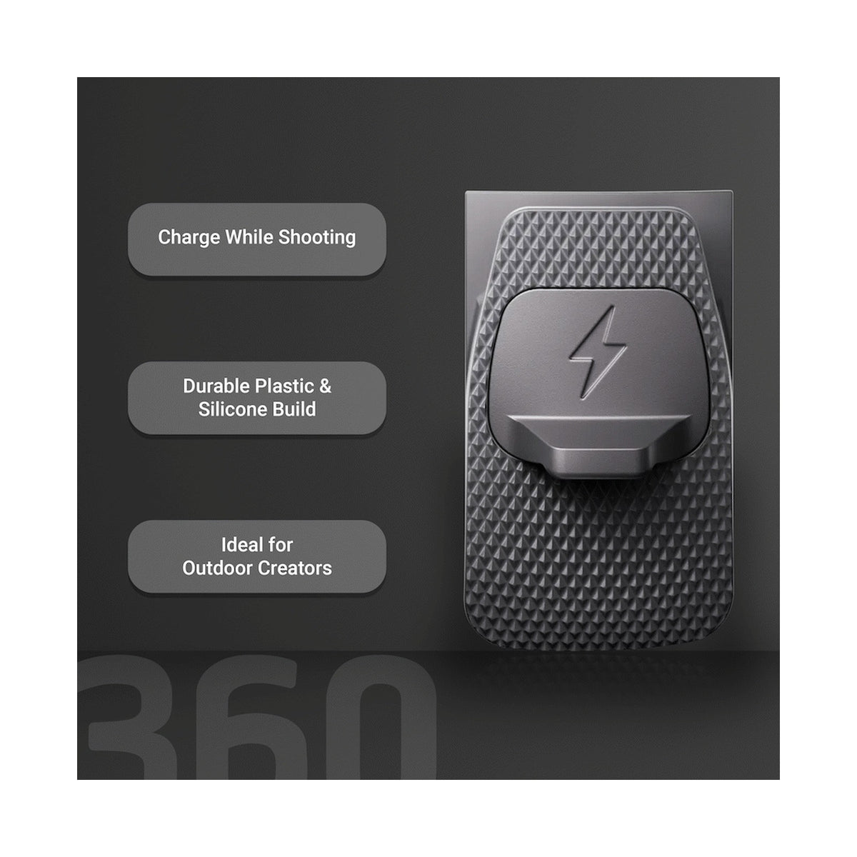 Insta360 X5 All-Weather USB Charging Cover