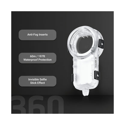 Insta360 X5 Invisible Dive Case Clear