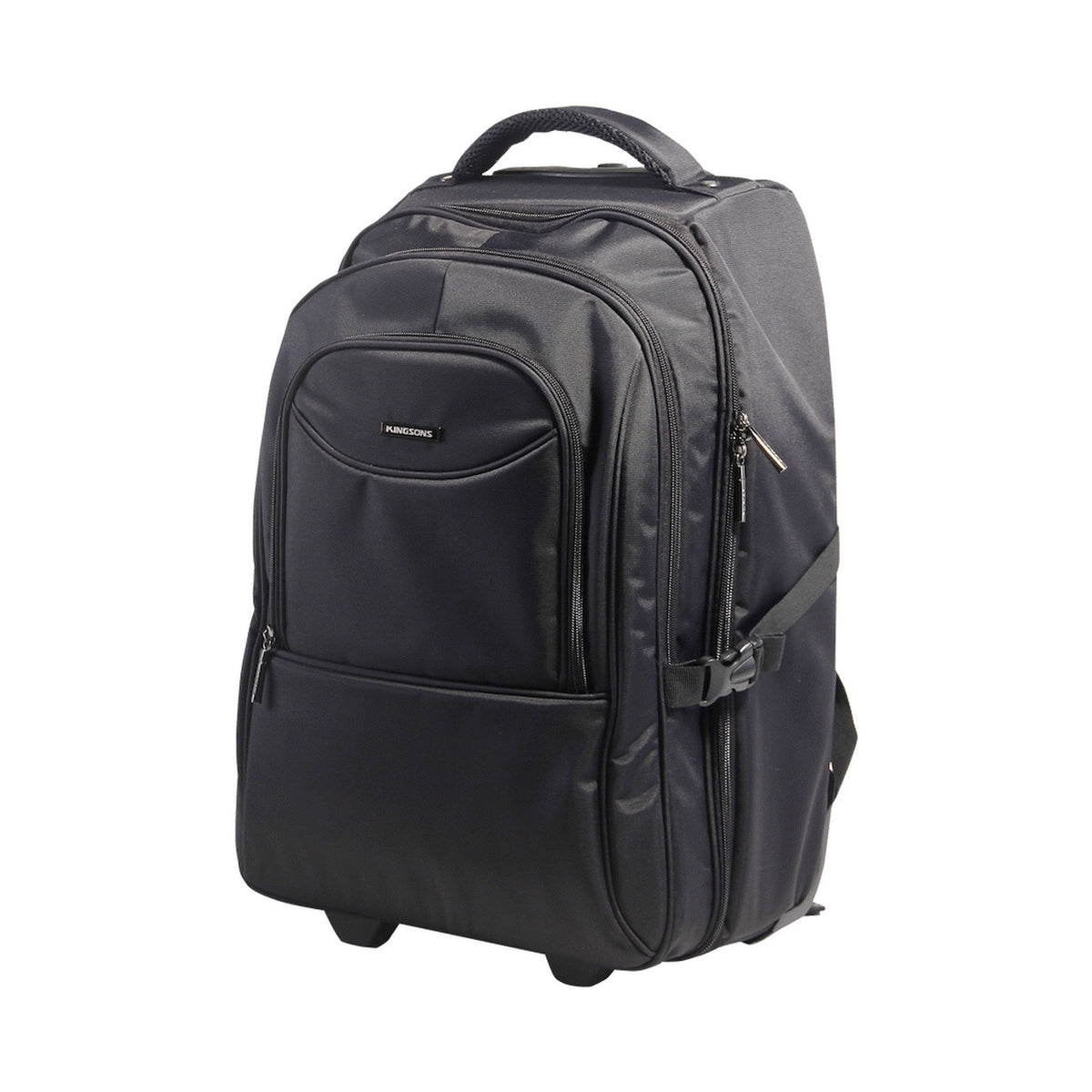 Kingsons Prime 15.6" Laptop Trolley Backpack - Black