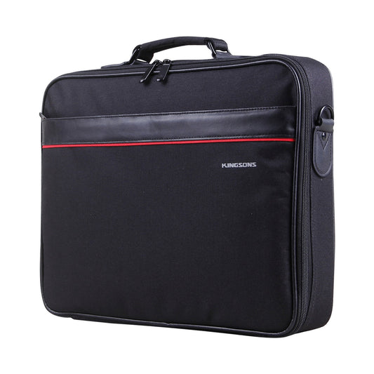 Kingsons 15.6" Black Shoulder Bag - Office Series
