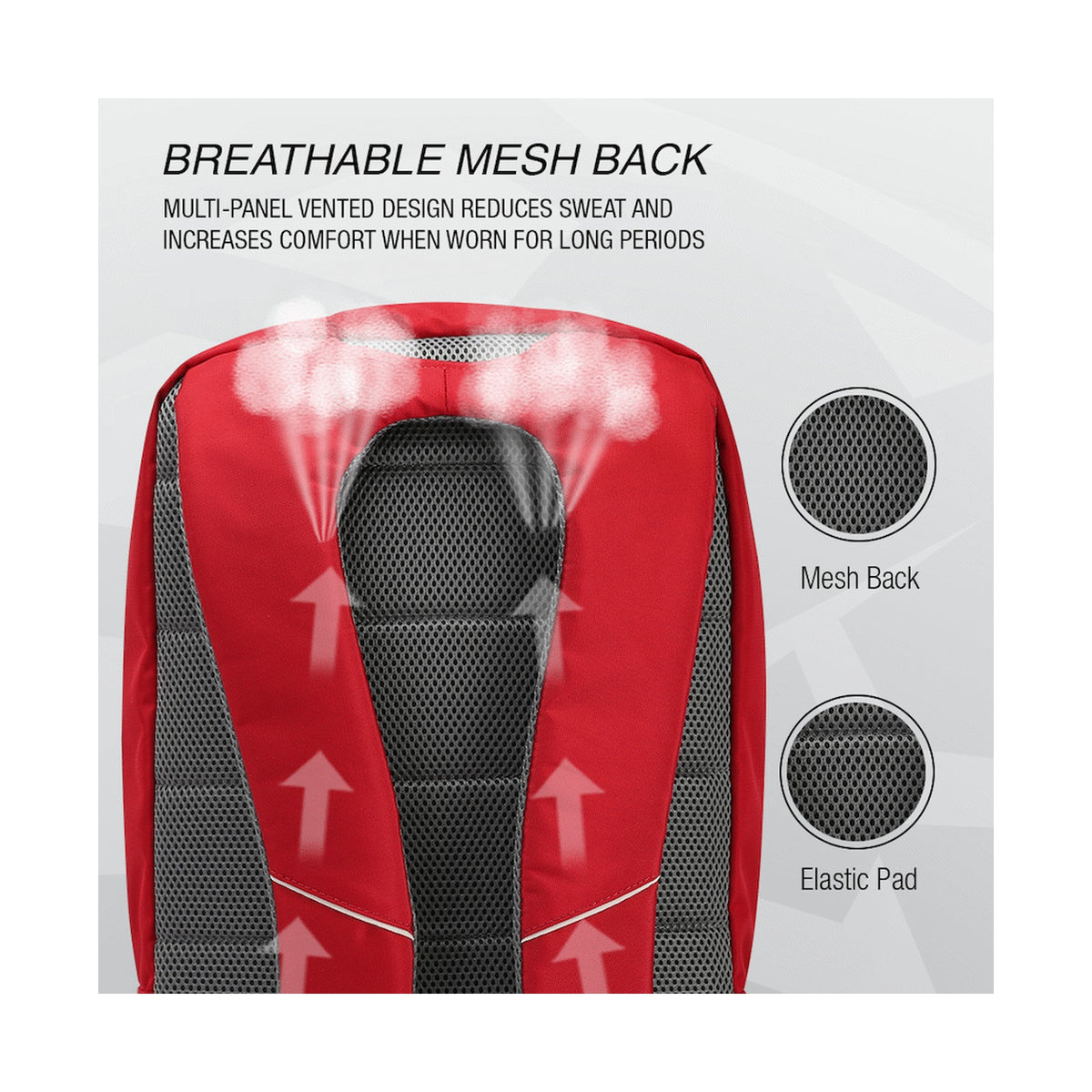 Kingsons Arrow Series Laptop Backpack Red