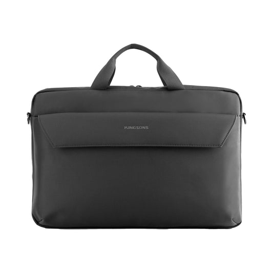 Kingsons Intent Series 15.6" Laptop Shoulder Bag - Black