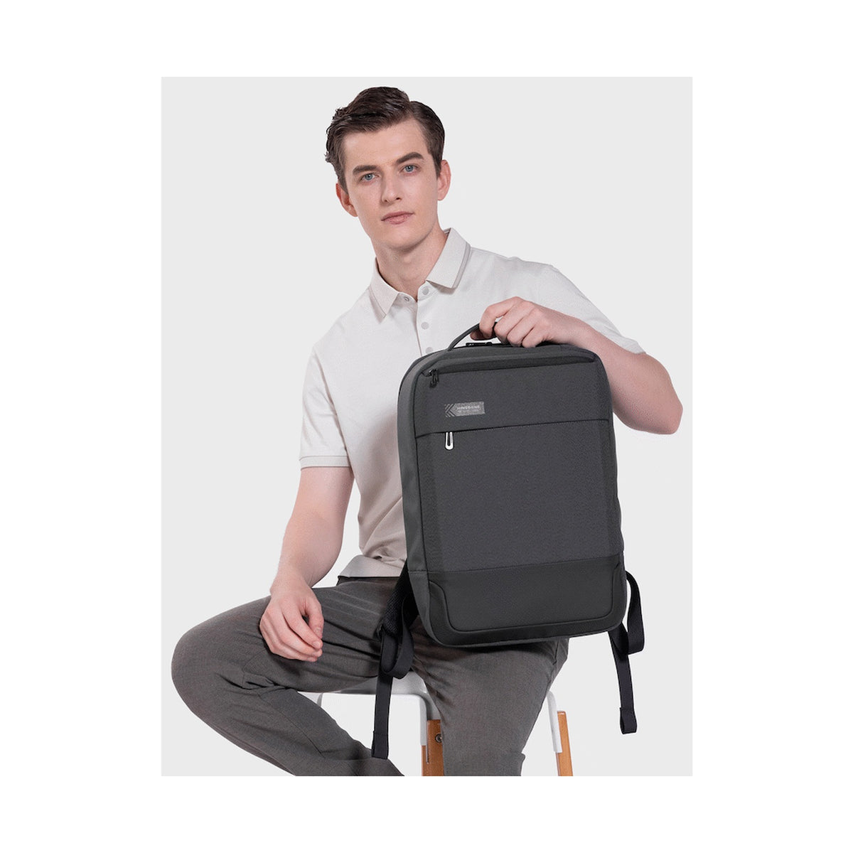 Kingsons Crypto Business Backpack Grey