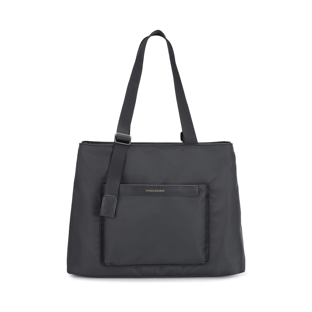Kingsons Echo Ladies 15.6" Laptop Tote Bag Black