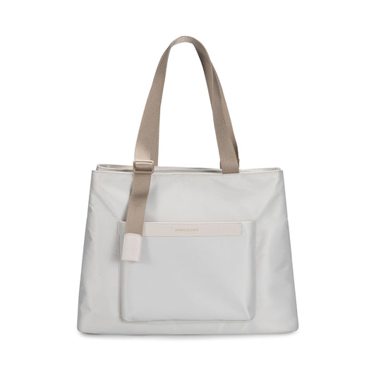 Kingsons Echo Ladies 15.6" Laptop Tote Bag Beige