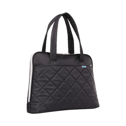 Kingsons 15.6" Shoulder Laptop Bag - Black - Ladies in Fashion