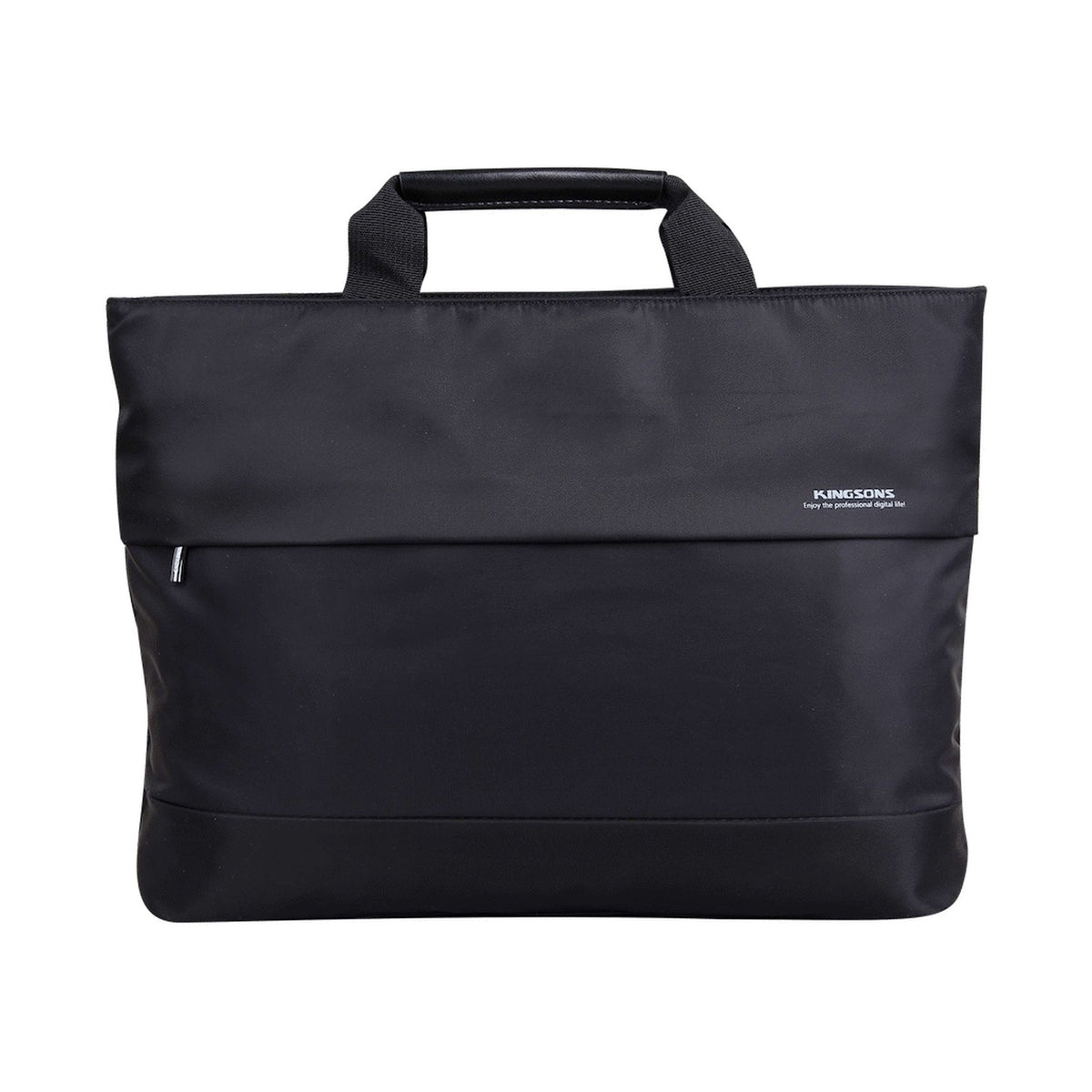 Kingsons 9.7" black shoulder laptop bag - Elite orange series