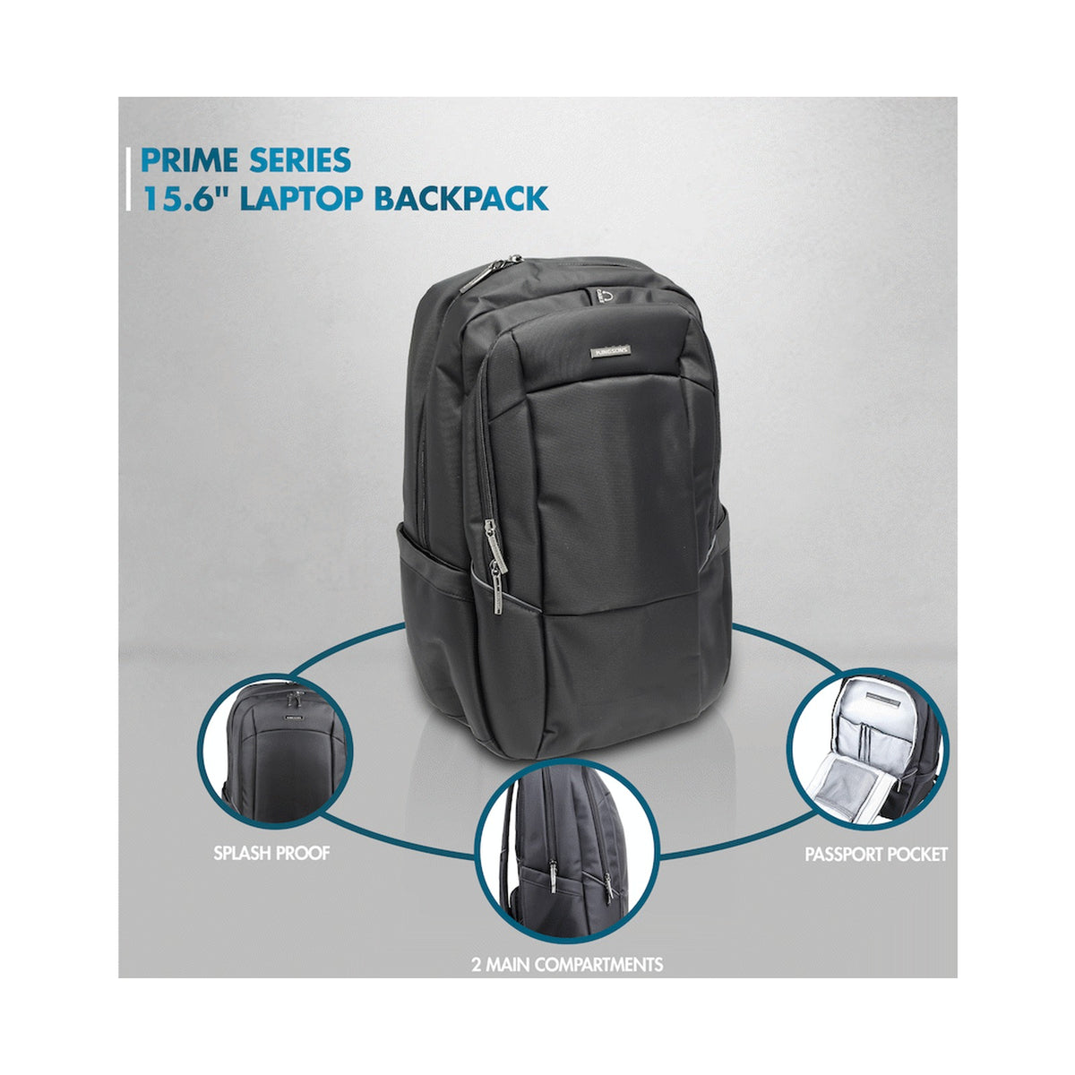 Kingsons Prime Series 15.6" Laptop Backpack