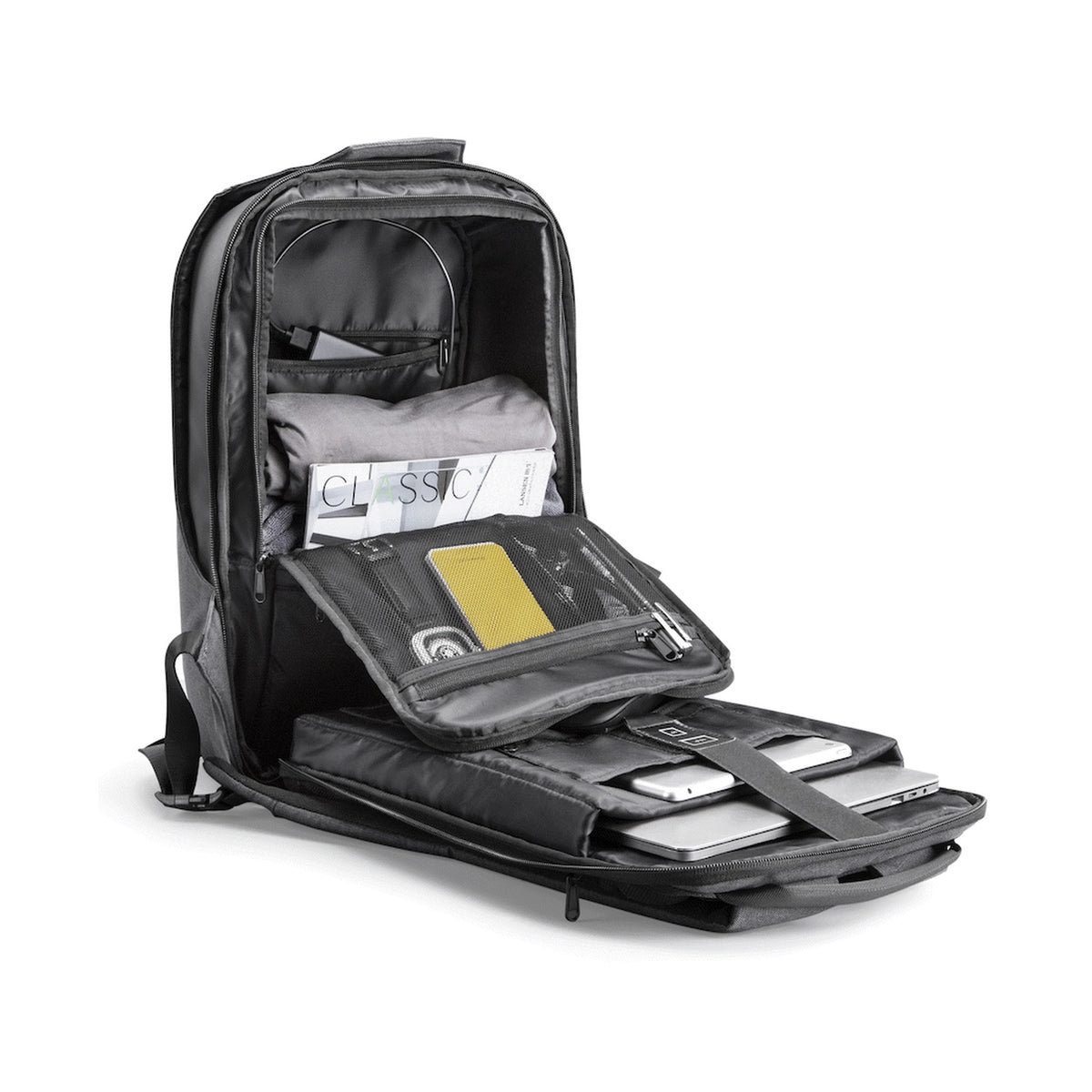 Kingsons Urban Series Anti-Theft 15.6" Laptop Backpack - Black