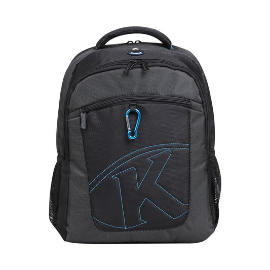 Kingsons 15.6" black laptop backpack with key chain