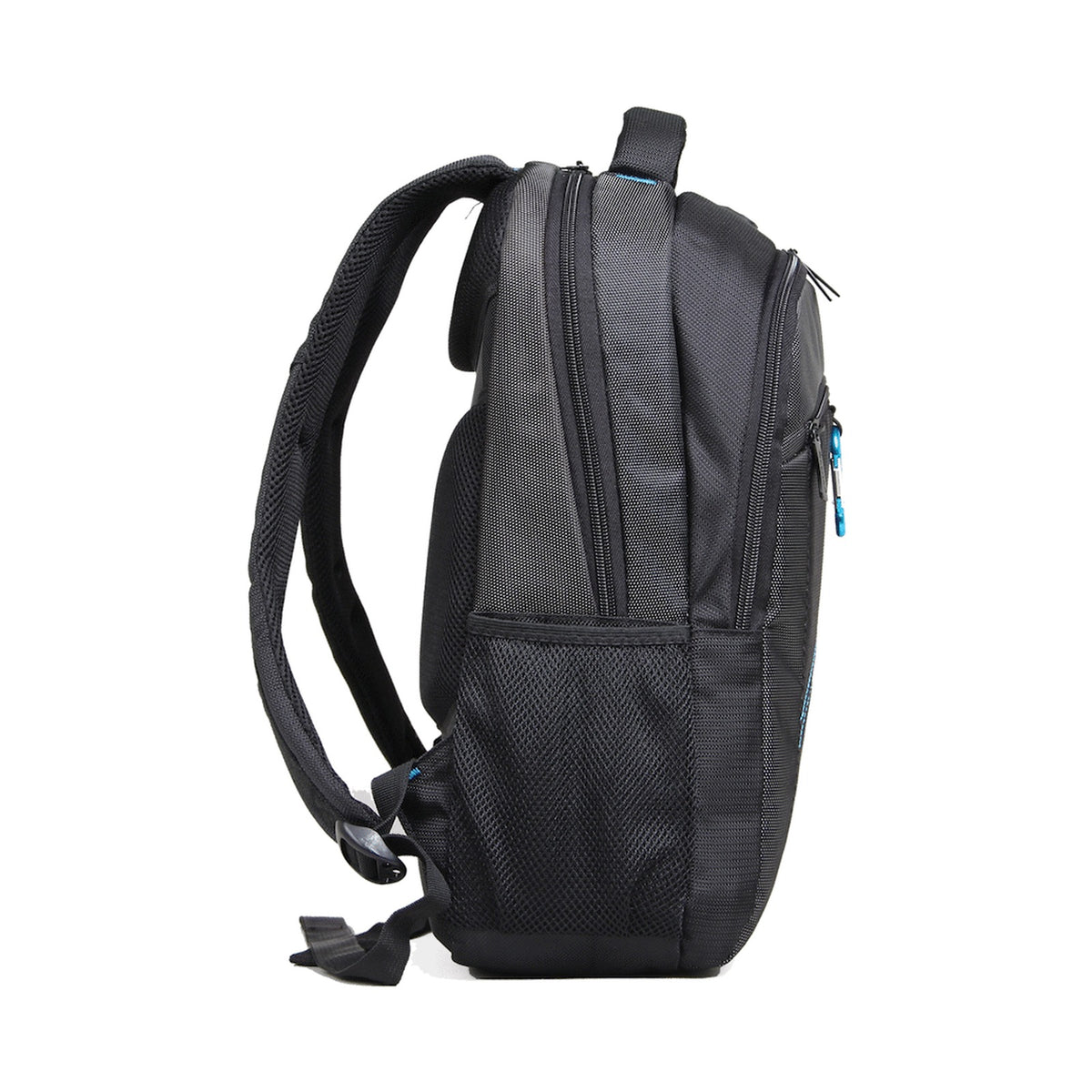 Kingsons 15.6" black laptop backpack with key chain
