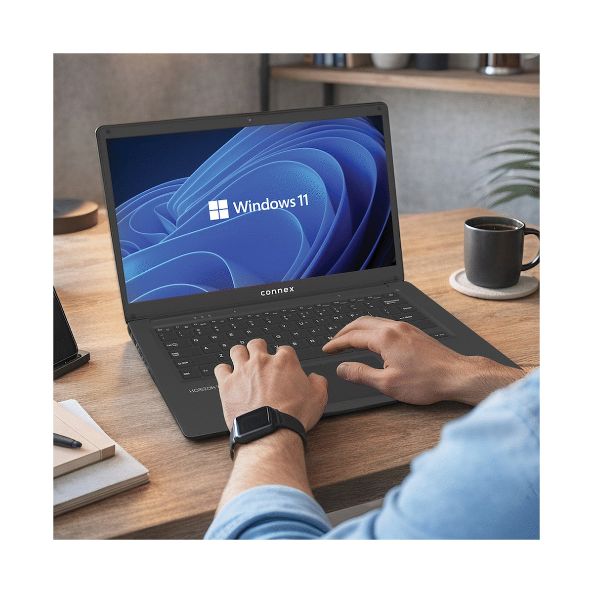 Horizon X Laptop- Connex 14" Celeron N4020 4/256 SSD W11H - BK